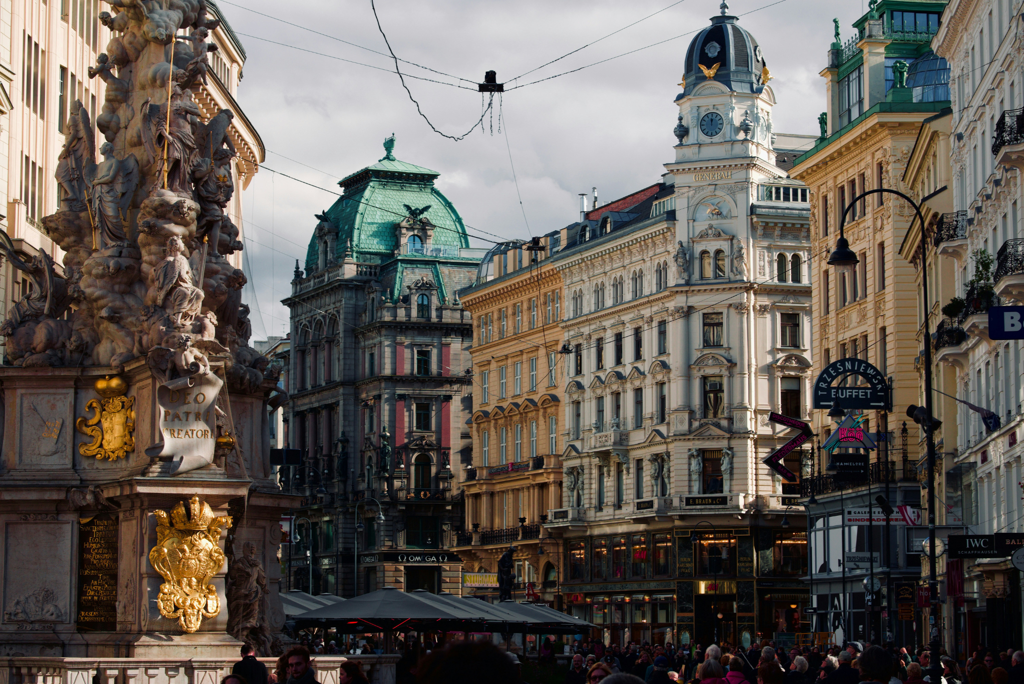 Historic view of Vienna Austria