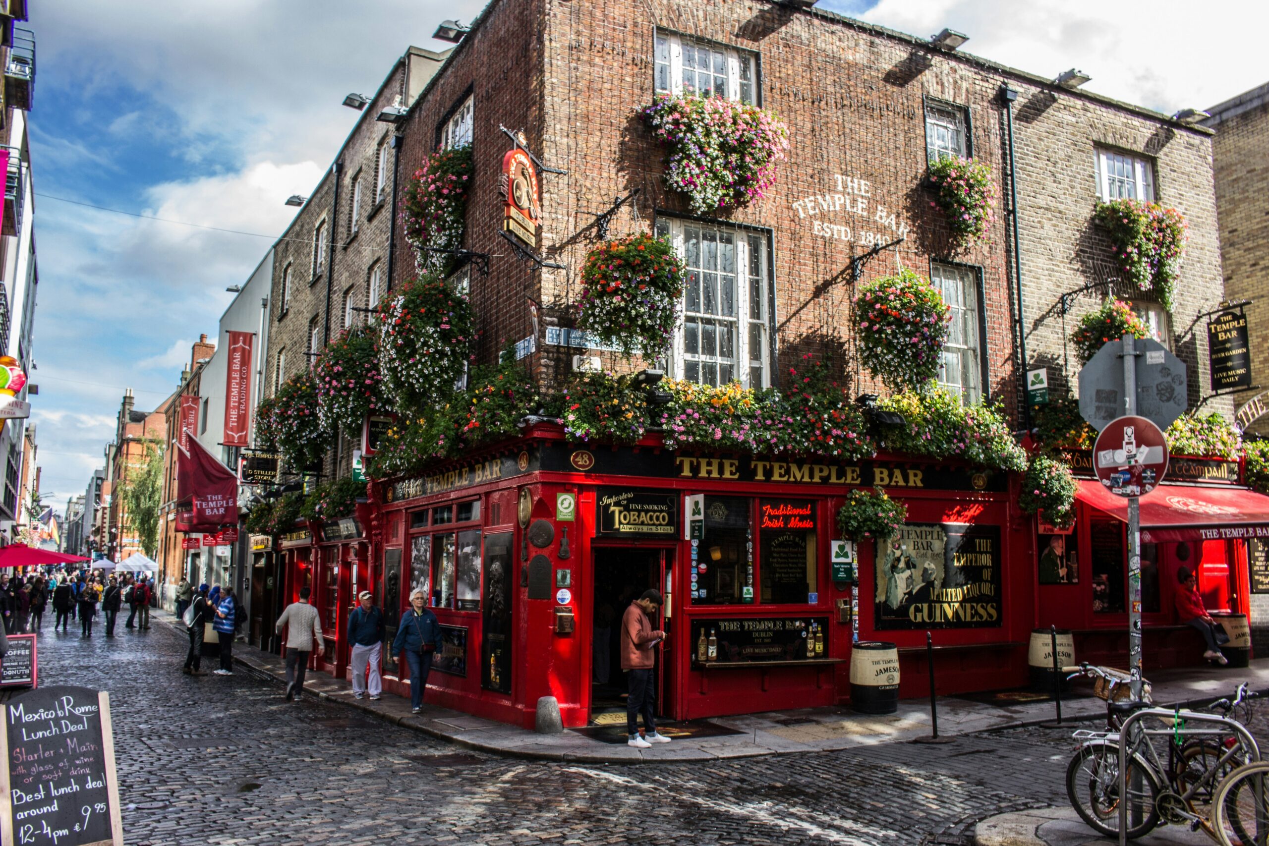 The Temple Bar in Ireland