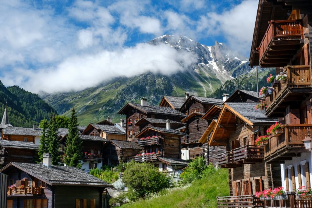 Beautiful Swiss village
