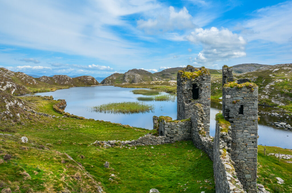 Ruins of Three Castle Head, County Cork, Ireland